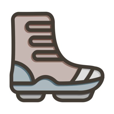 Önyükleme Vektörü Kalın Çizgisi Kişisel ve Ticari Kullanım için Renk Simgesi Dolduruldu