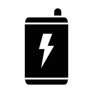 Kişisel ve ticari kullanım için Enerji İçeceği Vektörü Kabartma Simgesi