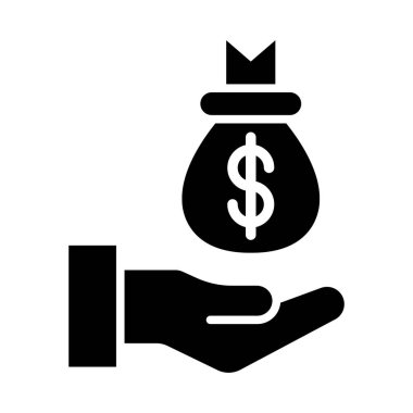 Kişisel ve Ticari Kullanım için İş Vektörü Glyph Simgesi