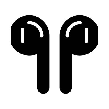 Kişisel ve Ticari Kullanım İçin Kulaklıklar Vektör Kabartma Simgesi