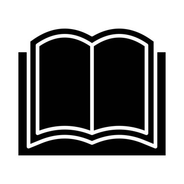 Kişisel ve Ticari Kullanım için Kitap Vektörü Kabartma Simgesi