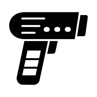 Kişisel ve ticari kullanım için Barkod Tarayıcı Vektör Kabartma Simgesi