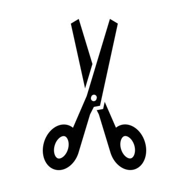 Kişisel ve Ticari Kullanım İçin Makas Vektör Kabartma Simgesi