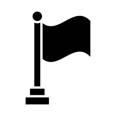 Kişisel ve Ticari Kullanım için Bayrak Vektörü Kabartma Simgesi