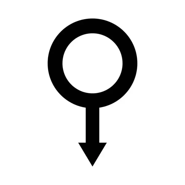 Vrouwelijke Vectorglyph Icoon Voor Persoonlijk Commercieel Gebruik — Stockvector