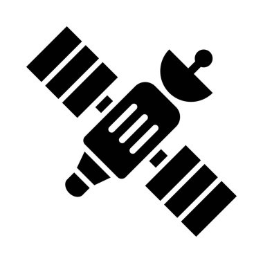 Kişisel ve Ticari Kullanım için Uydu Vektörü Kabartma Simgesi