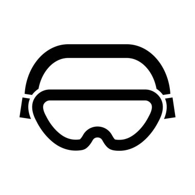 Kişisel ve Ticari Kullanım İçin Güvenlik Gözlüğü Vektör Sembolü