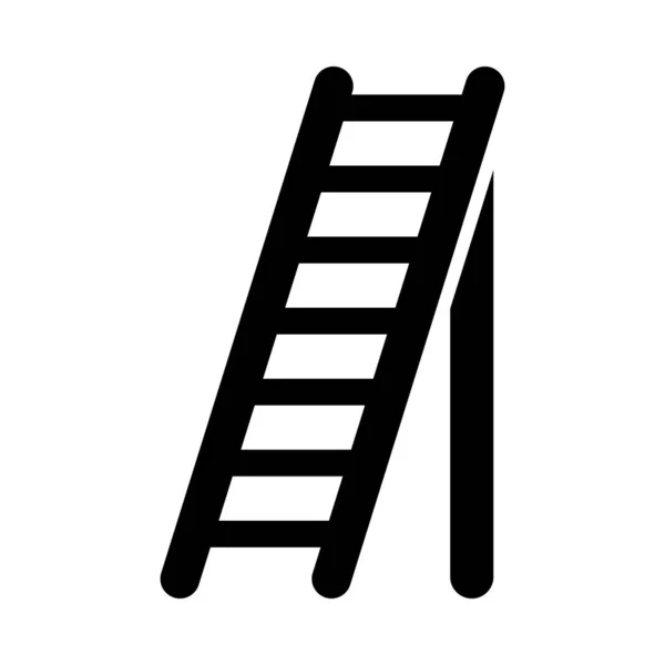 Ícone Glifo Vetor Escada Para Uso Pessoal Comercial —  Vetores de Stock