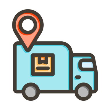 Kişisel ve ticari kullanım için Renk Simgesi Doldurulmuş Vektör Kalın Çizgisi İzleme