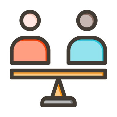 Kişisel ve ticari kullanım için Renk Simgesi Doldurulmuş Irkçılık Vektörü Kalın Çizgisi Yok