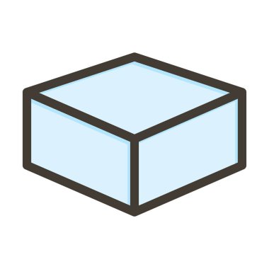 Kişisel ve ticari kullanım için Renk Simgesi Doldurulmuş Aerogel Vektör Kalın Çizgisi