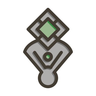 Kişisel ve ticari kullanım için Renk Simgesi Doldurulmuş Temel Vektör Kalın Çizgisi