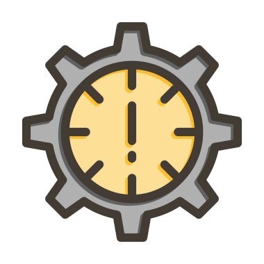 Kişisel ve Ticari Kullanım İçin Renk Simgesi Doldurulmuş Tehdit Vektörü Kalın Çizgisi