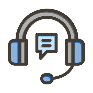 Çevrimiçi Servis Vektörü Kalın Satırı Kişisel ve Ticari Kullanım İçin Renk Simgesi Dolduruldu