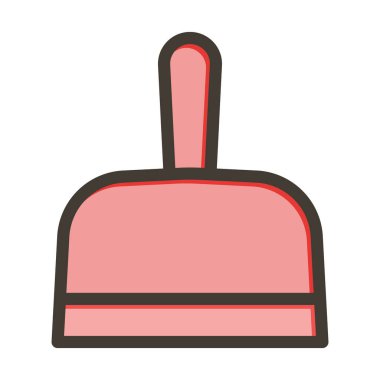 Faraş Vektörü Kalın Çizgisi Kişisel ve Ticari Kullanım İçin Renk Simgesi Dolduruldu