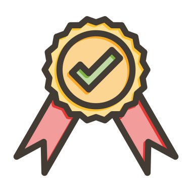 Kişisel ve ticari kullanım için Renk Simgesi Doldurulmuş Kalite Vektörü Kalın Çizgisi