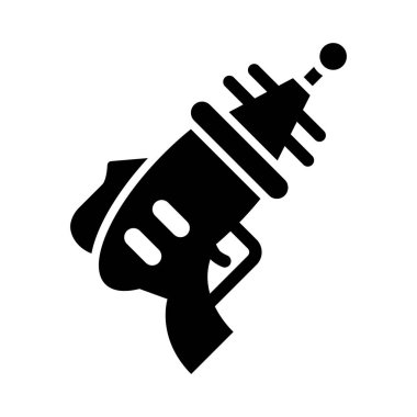 Kişisel ve Ticari Kullanım İçin Uzaylı Silah Vektörü Kabartma Simgesi