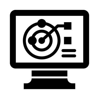 Kişisel ve Ticari Kullanım İçin Gezegen Sistemi Veri Vektörü Kabartma Simgesi