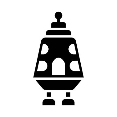 Kişisel ve Ticari Kullanım İçin Uzay Modülü Vektör Kabartma Simgesi