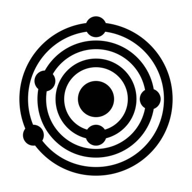 Kişisel ve Ticari Kullanım İçin Galaksi Vektörü Glyph Simgesi