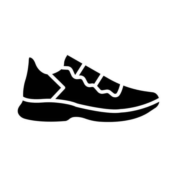 Kişisel Ticari Kullanım Çin Ayakkabı Vektörü Glyph Simgesi — Stok Vektör