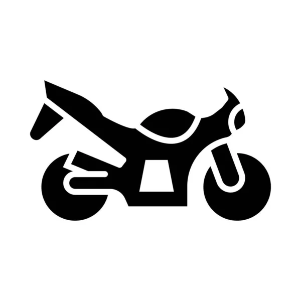Bike Vector Glyph Icon Voor Persoonlijk Commercieel Gebruik — Stockvector