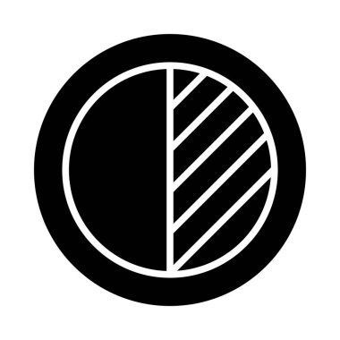 Kişisel ve Ticari Kullanım için Renk Karşıtlığı Vektör Kabartma Simgesi