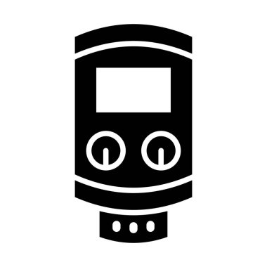 Kişisel ve ticari kullanım için Tanksız Su Isıtıcısı Vektör Kabartma Simgesi