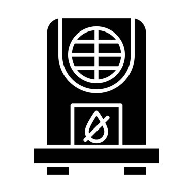 Kişisel ve ticari kullanım için Hava Nemlendirici Vektör Kabartma Simgesi