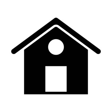 Kişisel ve Ticari Kullanım İçin Ev Vektörü Kabartma Simgesi