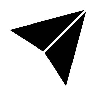 Kişisel ve ticari kullanım için Vektör Glyph Simgesini Gönder