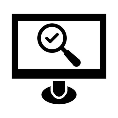 Kişisel ve ticari kullanım için Vektör Kabartma Simgesi Kontrol ediliyor