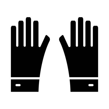 Kişisel ve Ticari Kullanım İçin Eldiven Vektörü Kabartma Simgesi