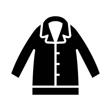 Kişisel ve ticari kullanım için Ceket Vektörü Kabartma Simgesi