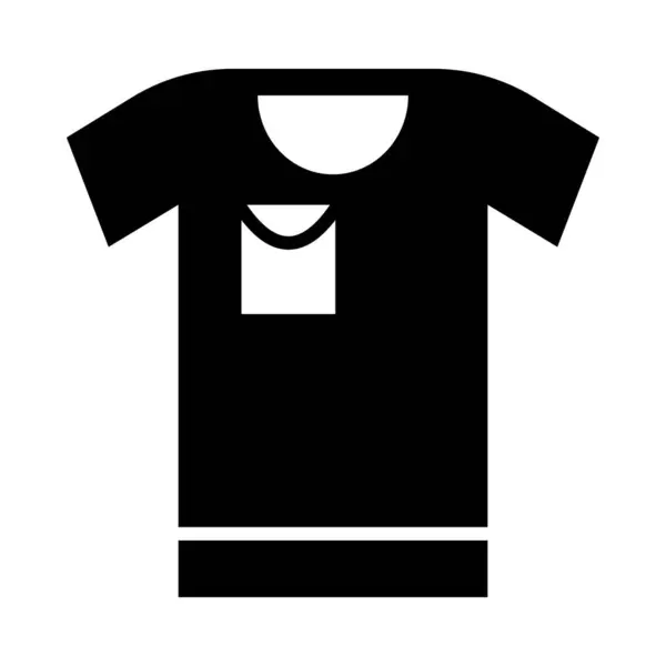 Icône Vectorielle Glyphe Shirt Pour Usage Personnel Commercial — Image vectorielle