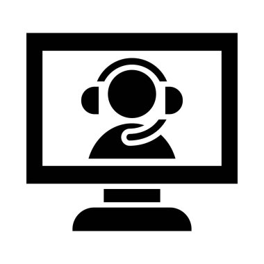 Kişisel ve Ticari Kullanım İçin Web Destek Vektörü Kabartma Simgesi