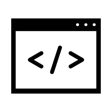 Kişisel ve Ticari Kullanım için Kod İyimserleştirme Vektörü Kabartma Simgesi