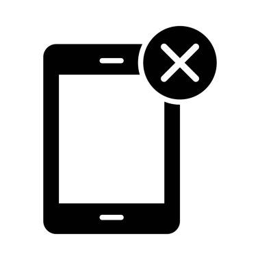 Kişisel ve ticari kullanım için Telefon Vektörü Kabartma Simgesi Yok