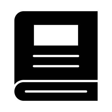 Kişisel ve Ticari Kullanım için Kitap Vektörü Kabartma Simgesi