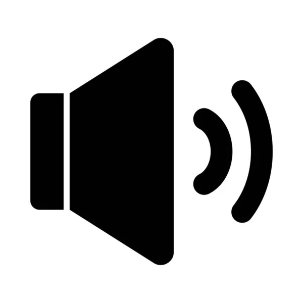 Kişisel ve Ticari Kullanım İçin Sözcü Vektörü Glyph Simgesi