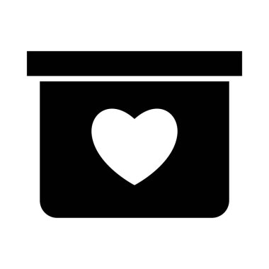 Kişisel ve Ticari Kullanım İçin Kutu Vektörü Kabartma Simgesi