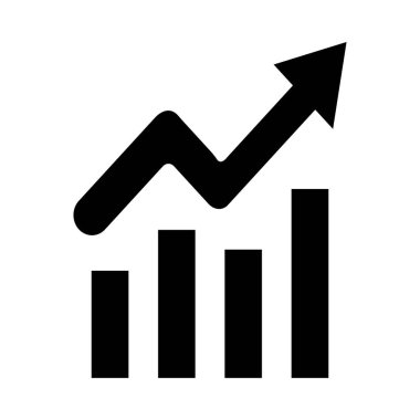 Kişisel ve Ticari Kullanım İçin Ekonomi Vektörü Glyph Simgesi