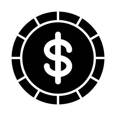 Kişisel ve Ticari Kullanım İçin Para Vektörü Kabartma Simgesi