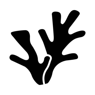 Kişisel ve ticari kullanım için Coral Vector Glyph Simgesi