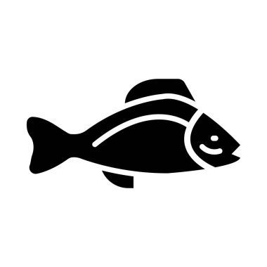 Kişisel ve Ticari Kullanım İçin Balık Vektörü Kabartma Simgesi