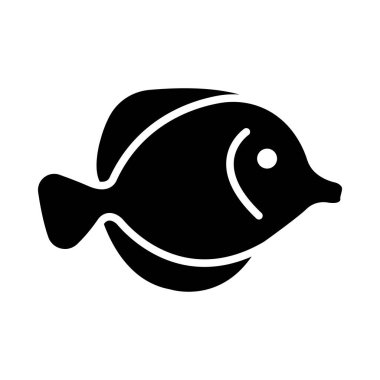 Kelebek balığı Vektör Kabartma Simgesi Kişisel ve Ticari Kullanım İçin