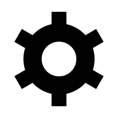 Kişisel ve Ticari Kullanım için Ayarlar Vektör Kabartma Simgesi