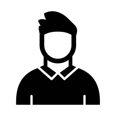 Kişisel ve Ticari Kullanım için Avatar Vektör Kabartma Simgesi