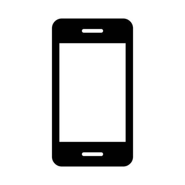 Мобильная Векторная Икона Глиф Личного Коммерческого Использования — стоковый вектор