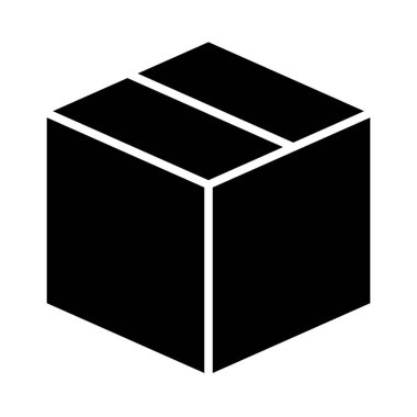 Kişisel ve ticari kullanım için Paket Vektörü Glyph Simgesi